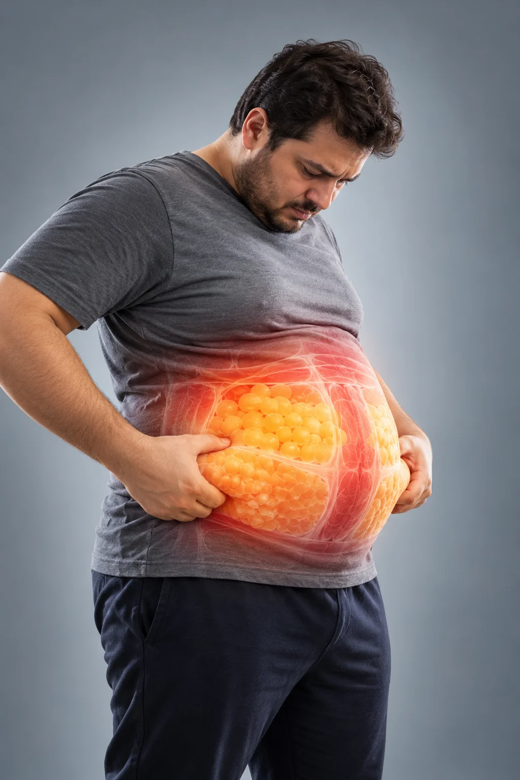 Illustration representing concerns about excess weight