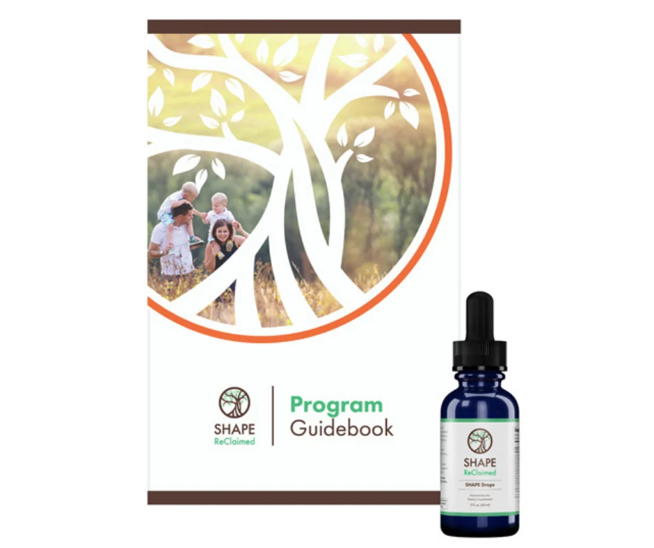 SHAPE ReClaimed program guidebook and bottle